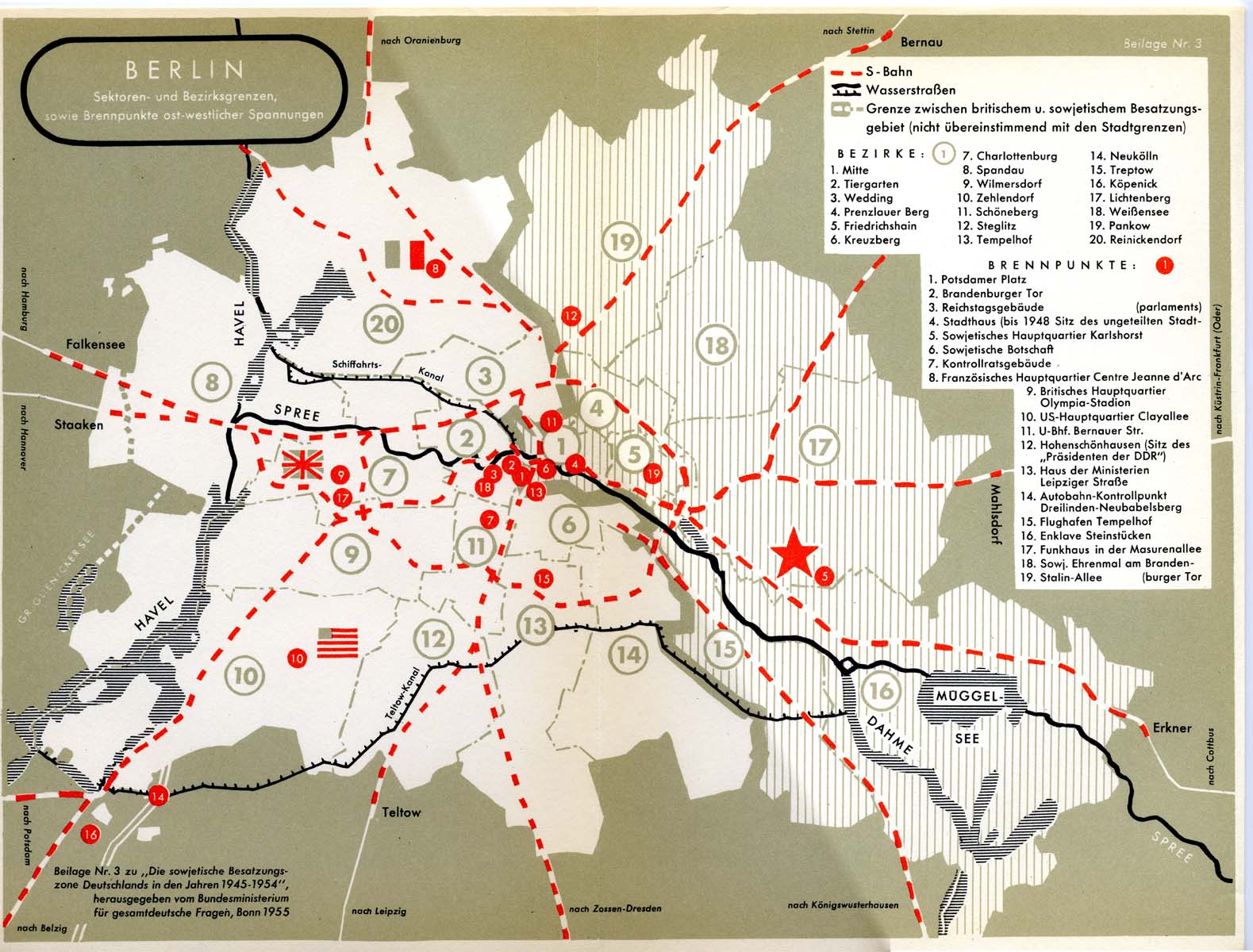 Berlin 1945 Karte